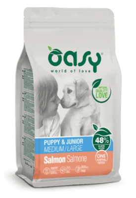 oasy OAP puppy medium/large salmon