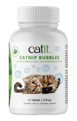 cat it burbujas catnip