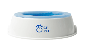 gf pet ice bowl blanco/azul