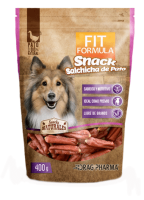 fit formula snack salchicha pato