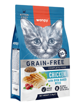 wanpy GF kitten pollo