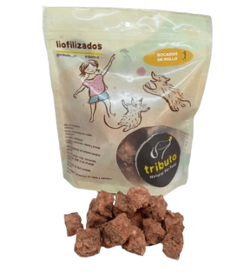 tributo crudo bocados de pollo