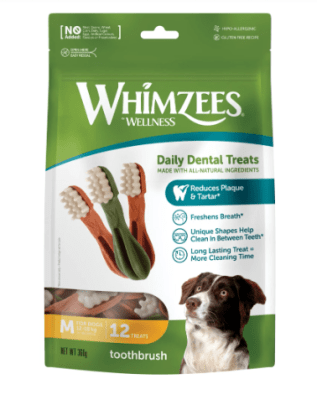 whimzees toothbrush 12unid