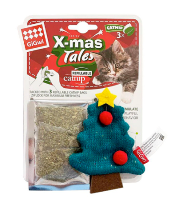 gigwi juguete navideño con catnip
