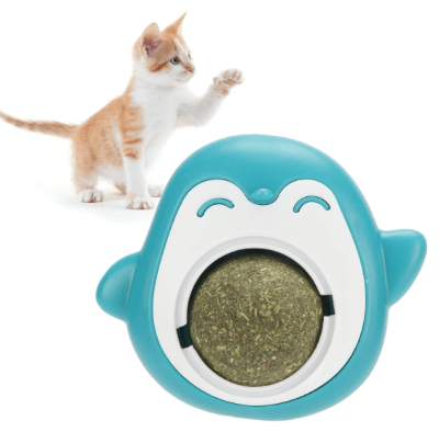 wonder cat bola catnip pinguino