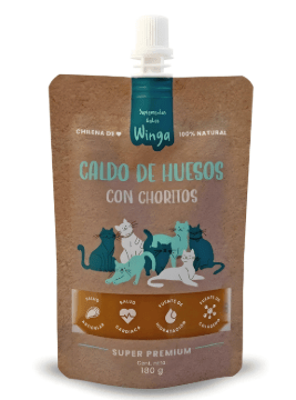 winga caldo hueso chorito gato