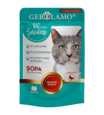 gerolamo pouch sopa gato 80gr