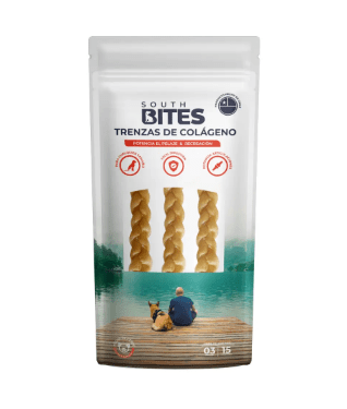 south bites trenza piel de cerdo 15cm