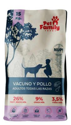 pet family vacuno/pollo toda raza
