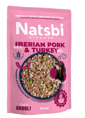 natsbi steamed cerdo iberico/pavo
