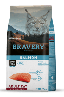 bravery salmon adulto gato castra