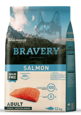 bravery salmon adulto lym breed