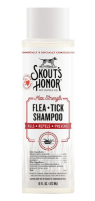 Skouts Honor shampoo pulgas y garrapatas