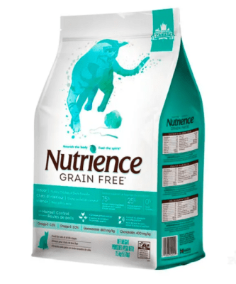 nutrience grain free indoor gato