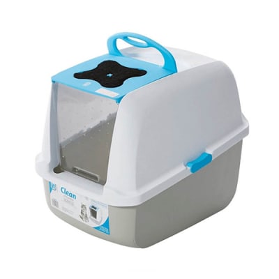 cat it baño con cubierta