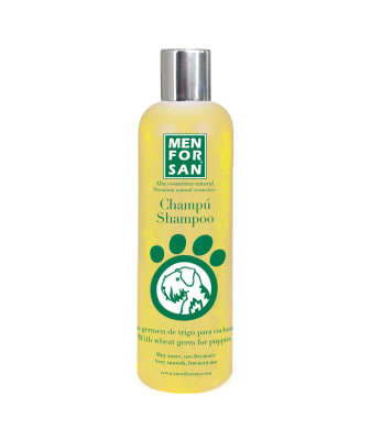 menforsan shampoo germen trigo puppy