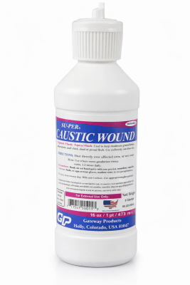 su-per caustic wound