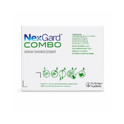 BOEHRINGER nexgard combo gato X3