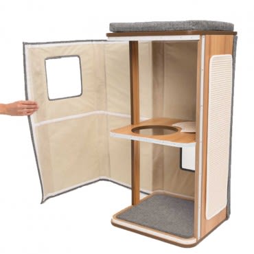 catit vesper cubo tower stone