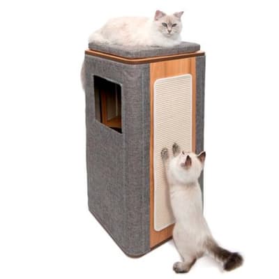 catit vesper cubo tower stone