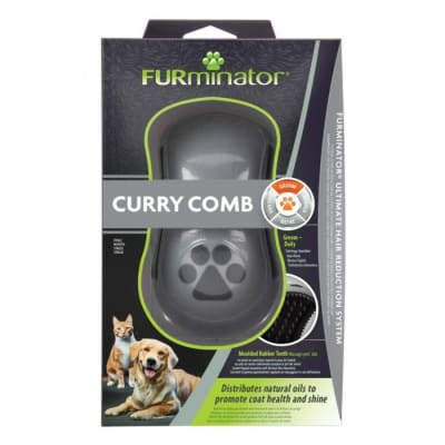 furminator curry comb