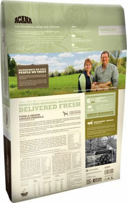 acana pork & squach perro