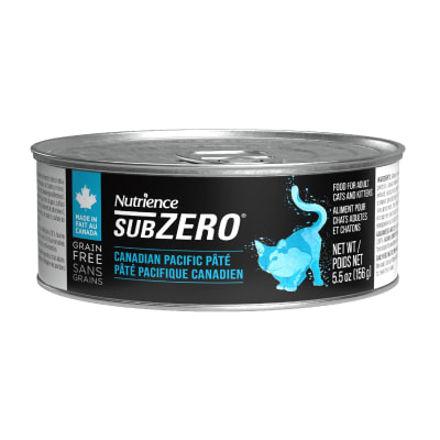 nutrience subzero gato lata canadian pac