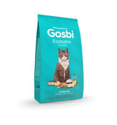 gosbi exclusive gato esterilizado pollo salmon