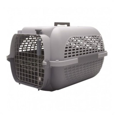 jaula transporte voyageur gris