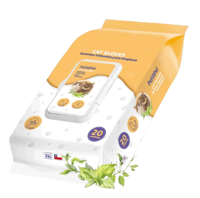 PETmyPET guantes húmedos GATO