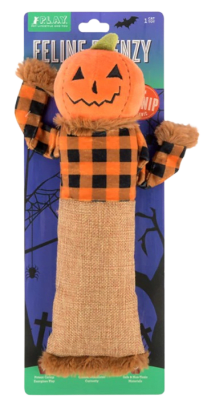 play halloween espanta calabaza catnip