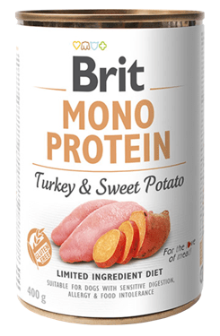 brit care mono proteína pavo/papas dulces