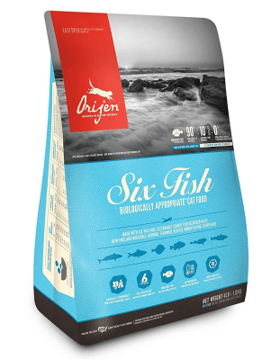 orijen six fish gato