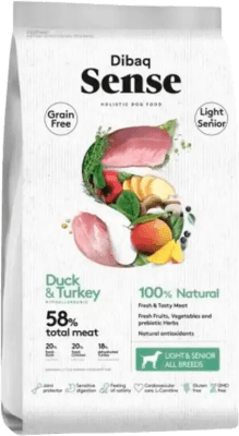 sense perro light/senior pavo/pato