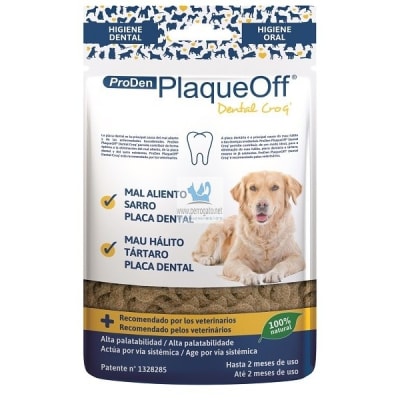 PlaqueOff dental croq bites perro grande