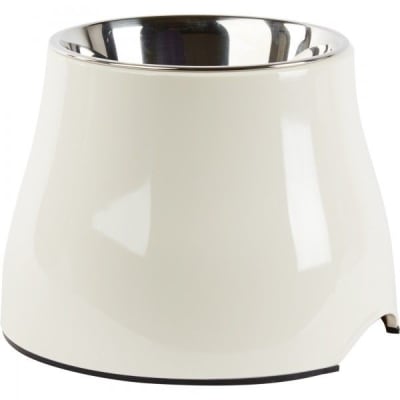 Dog it comedero elevado blanco