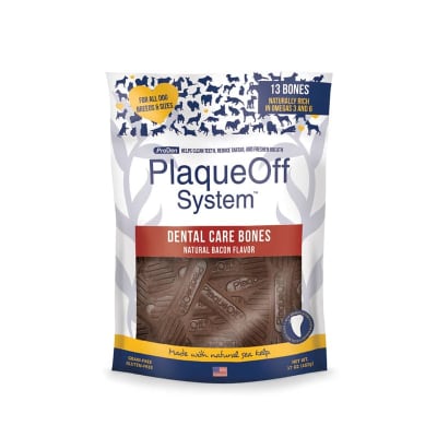 PlaqueOff dental bones bacon