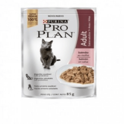 Proplan pouch gato adulto salmon