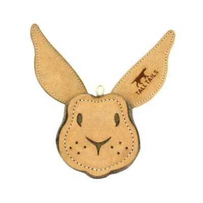 tall tails juguete cuero/lana conejo