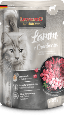 leonardo pouch cordero y arandano