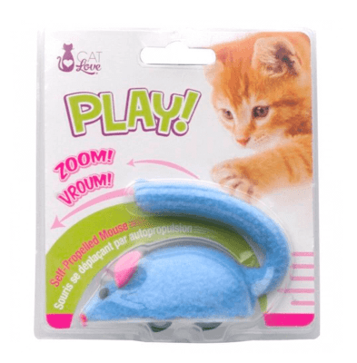 cat love ratón mecánico