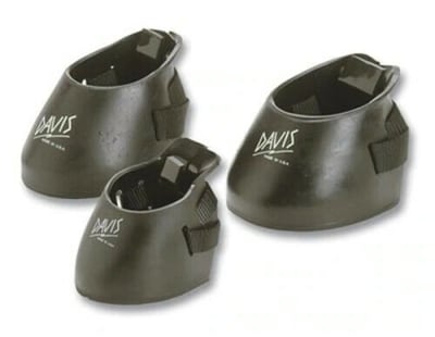 Davis bota goma corta negra