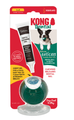tclean gel dental carne+ pelota kong