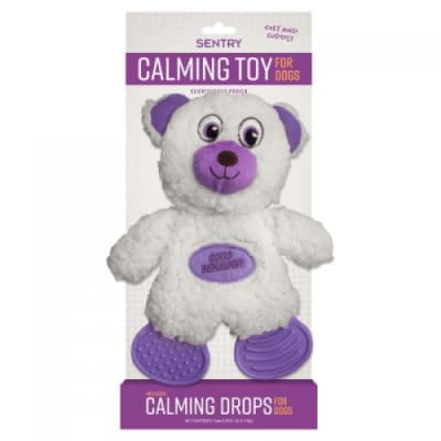 sentry bedtime bear plush dog toy