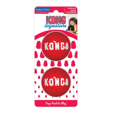 kong signature ball 2 pack