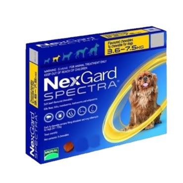 nexgard spectra 3,6-7,5kg