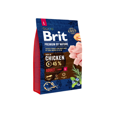 brit premium pollo adulto large