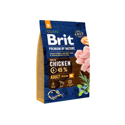 brit premium pollo adulto medium