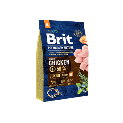 brit premium pollo puppy medium