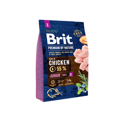 brit premium pollo puppy small